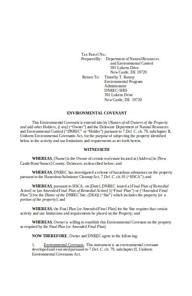 FREE 4+ Covenant Forms in PDF | MS Word
