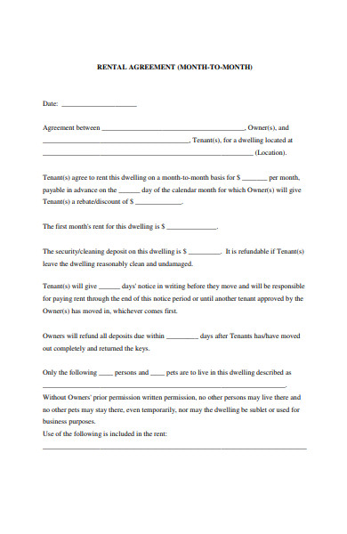 sample rental agreement1