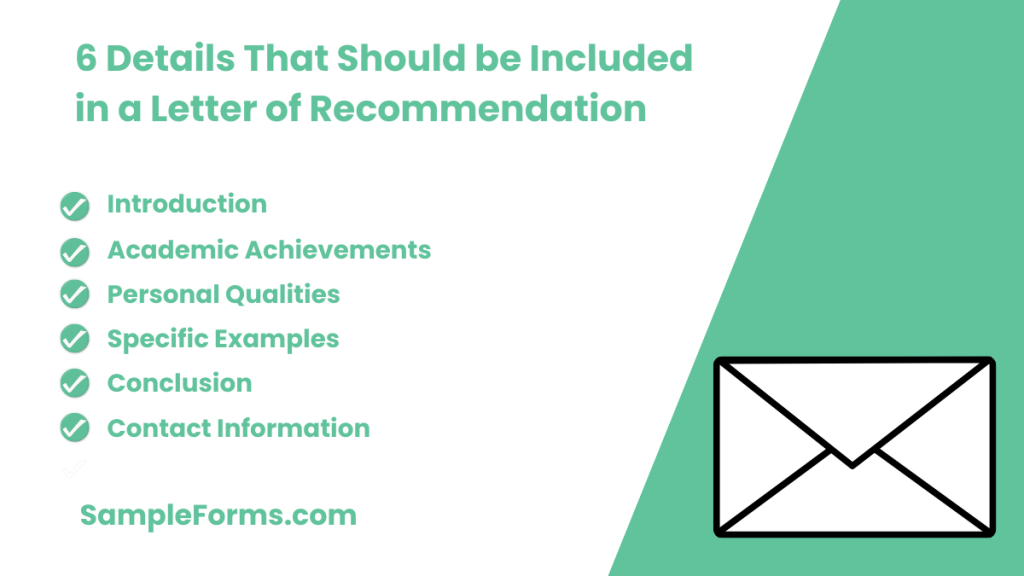 6 details that should be included in a letter of recommendation 1024x576