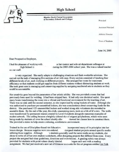 FREE 6+ Scholarship Letter of Recommendation in PDF