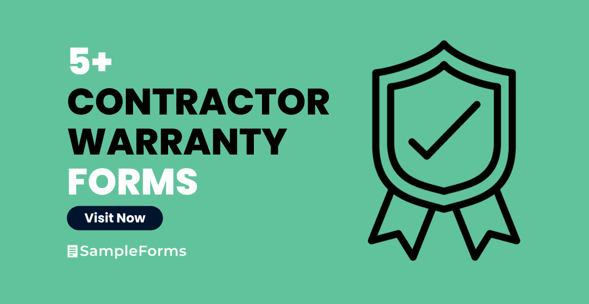 contractor warranty forms