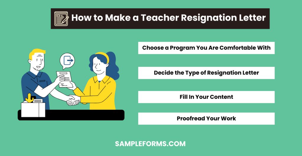 how to make a teacher resignation letter 1024x530
