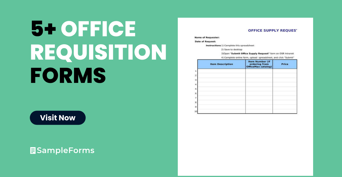 office requisition form