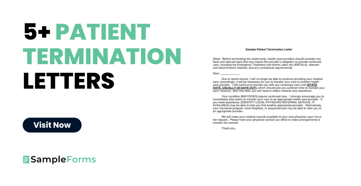 patient termination letter