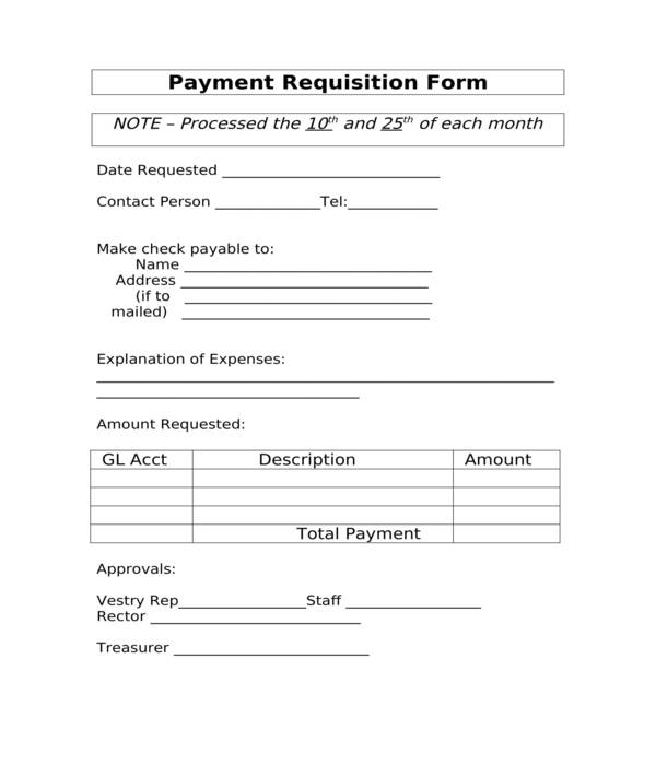 FREE 13+ Requisition Slip Form Samples, PDF, MS Word, Google Docs