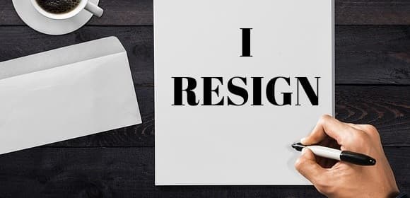 resignation letter samples