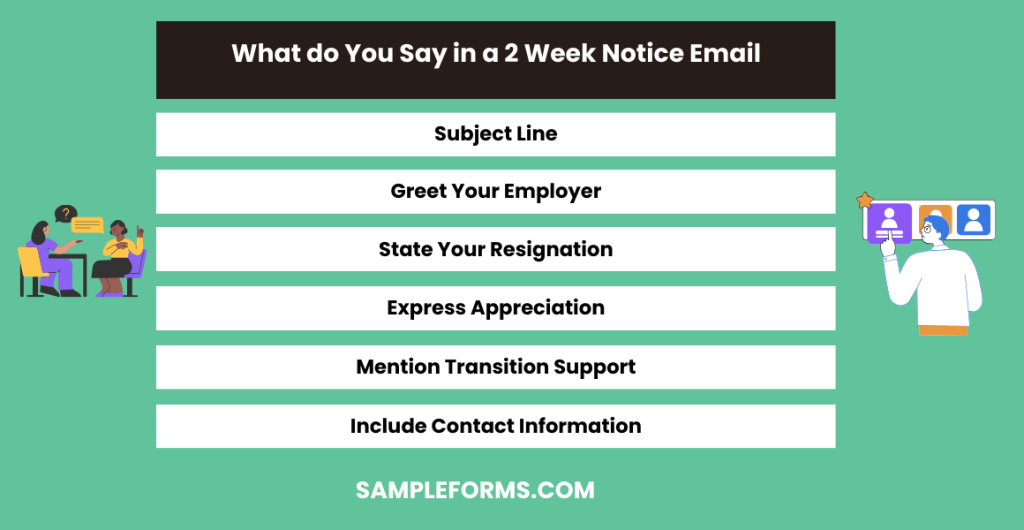 what do you say in a 2 week notice email 1024x530