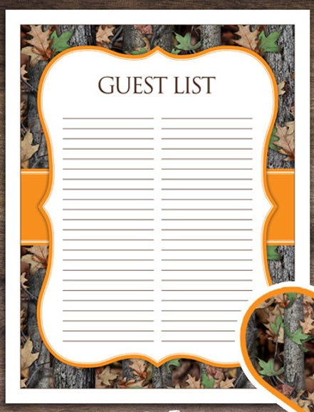 FREE 5+ Baby Shower Sign-In Forms in PDF
