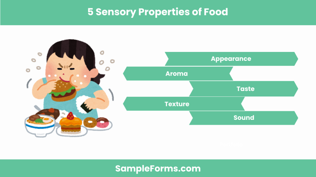 5 sensory properties of food 1024x576