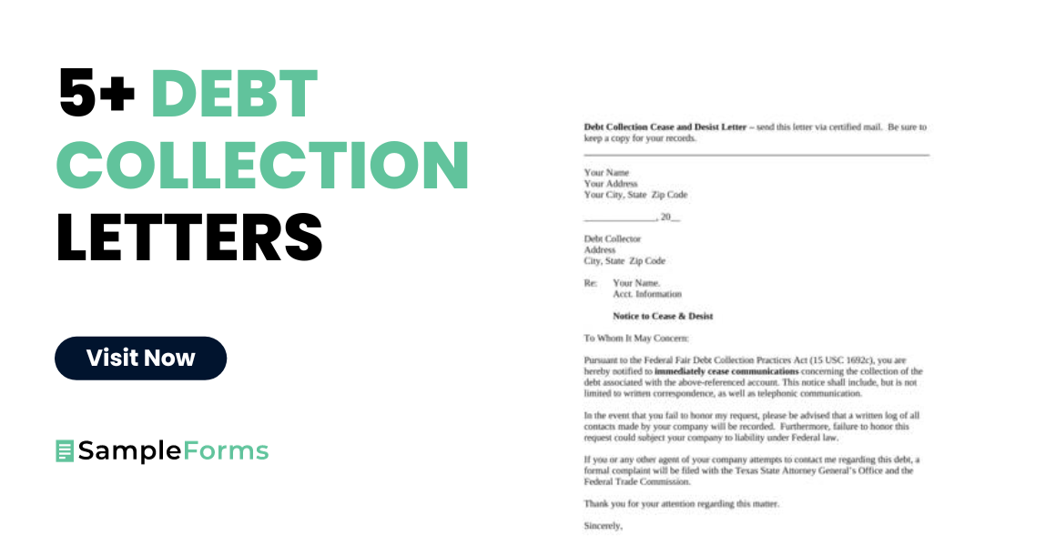 debt collection letter