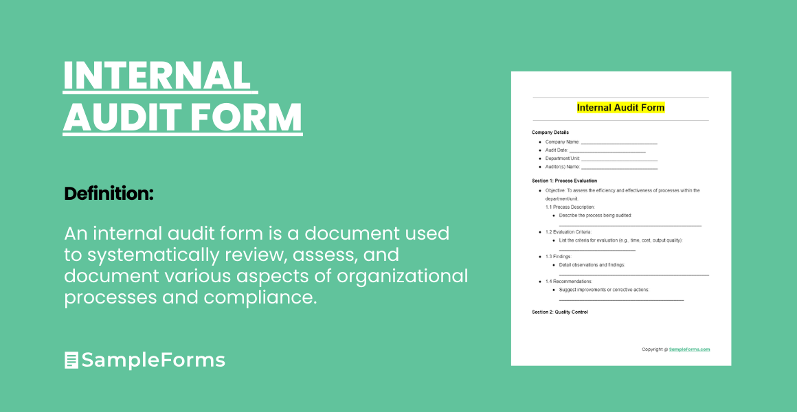 internal audit form fi