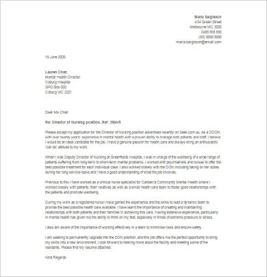 nursing director resignation letter