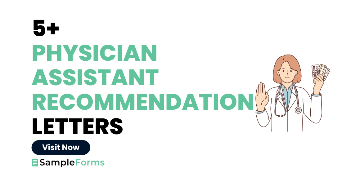 physician assistant recommendation letters