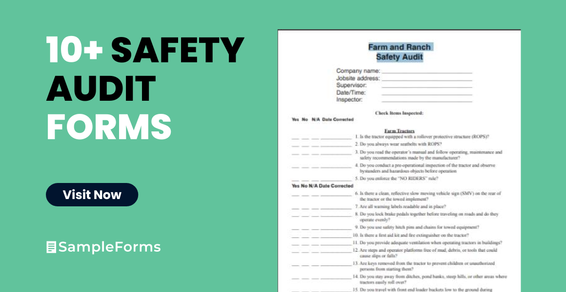 safety audit form