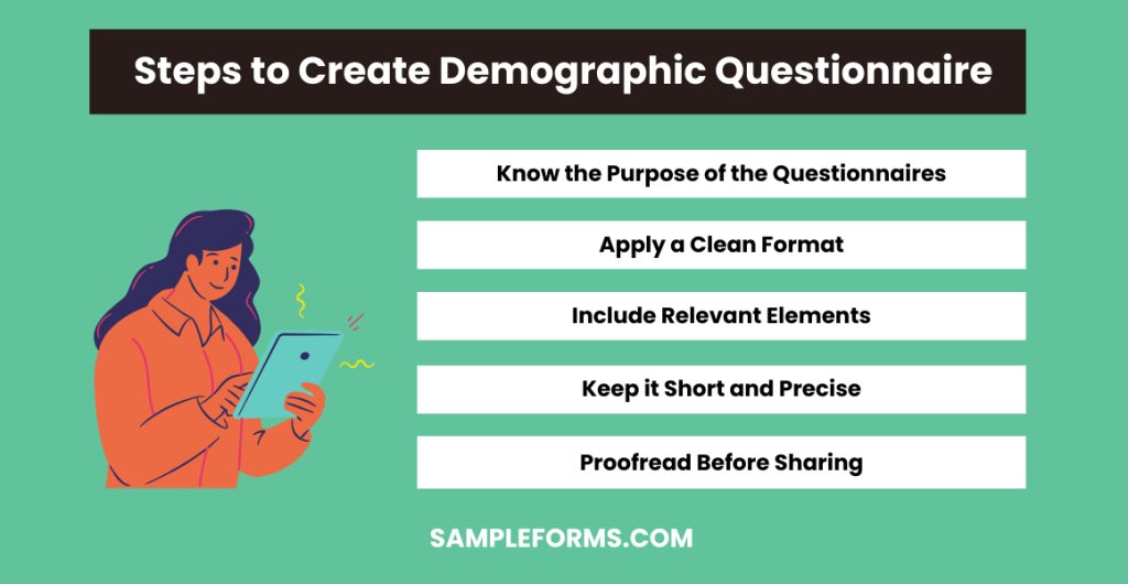 steps to create demographic questionnaire 1024x530