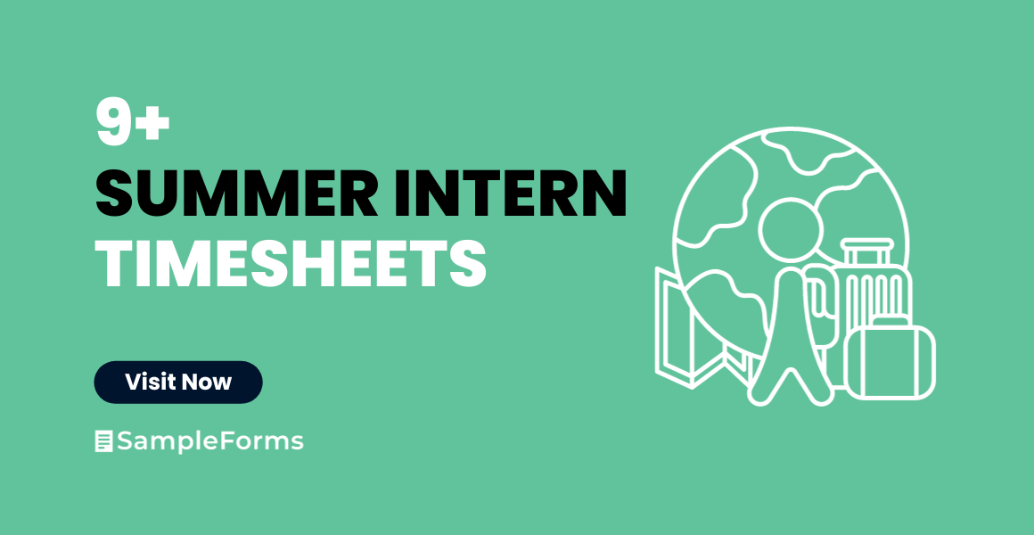 summer intern timesheet