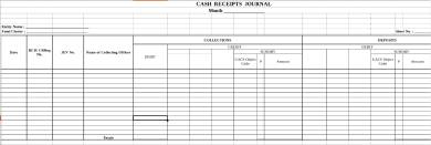 free 5 cash receipts journal forms in excel