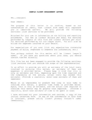 Sample Legal Letter To Client from images.sampleforms.com