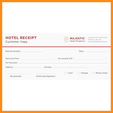 FREE 9+ Hotel Receipt Form Samples, PDF, MS Word, Google Docs