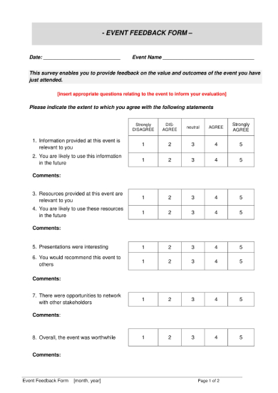strat op planning event feedback form 2012 12 14 1 1