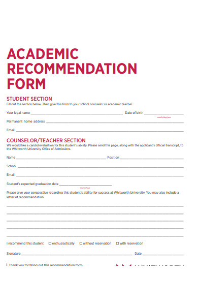 free-50-recommendation-forms-in-pdf-ms-word