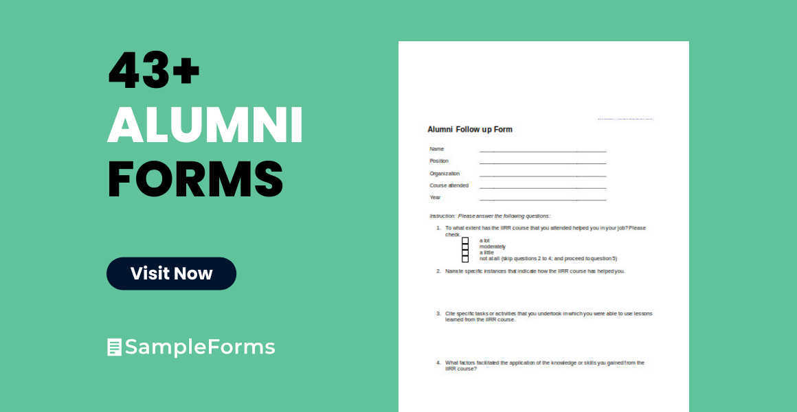 alumni form