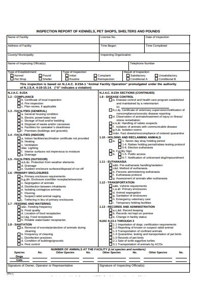 Animal Control Intake Record FREE 30+ Animal Shelter Forms in PDF | MS Word