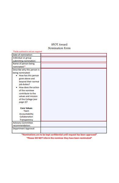award nomination form in pdf