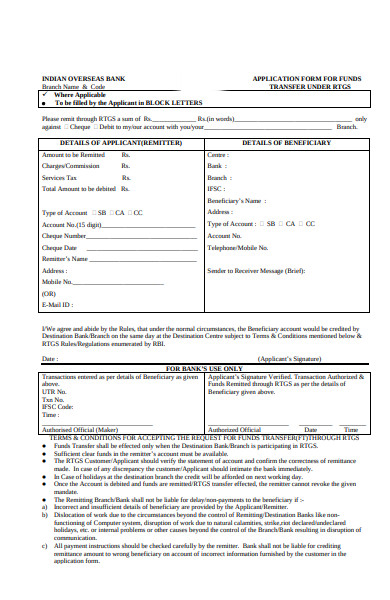 FREE 34+ Banking Form Samples, PDF, MS Word, Google Docs