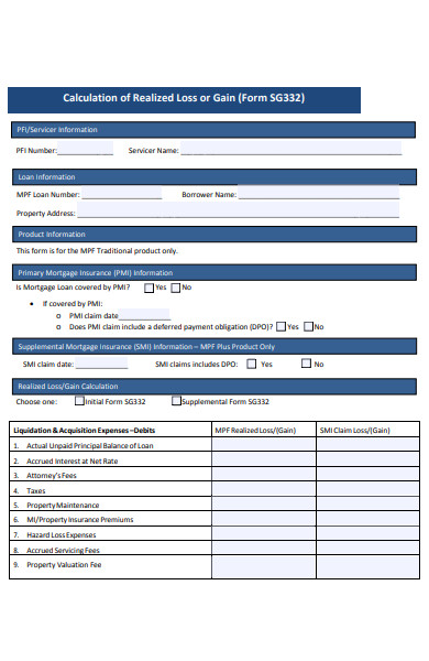 FREE 31+ Calculation Forms in PDF | MS Word