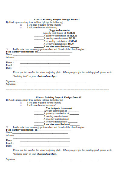 church project form