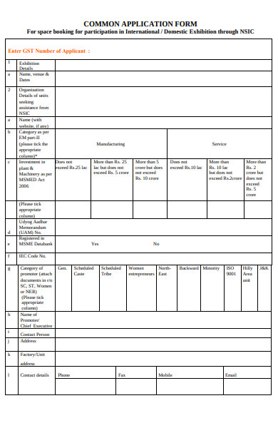 FREE 52+ Application Forms in PDF | MS Word | Excel