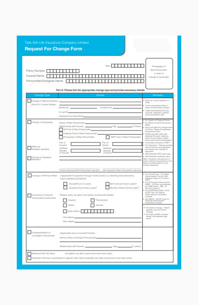company service request form