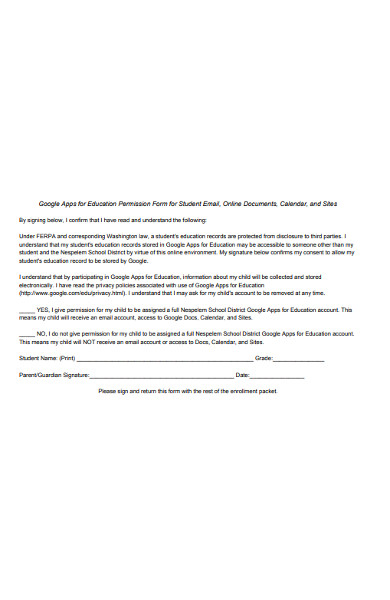FREE 56+ Education Form Samples, PDF, MS Word, Google Docs, Excel