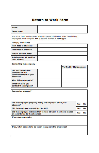 free-50-return-to-work-forms-in-pdf-ms-word