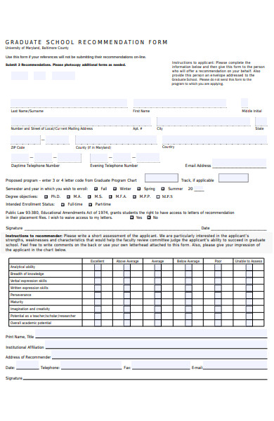 FREE 50+ Recommendation Forms in PDF | MS Word