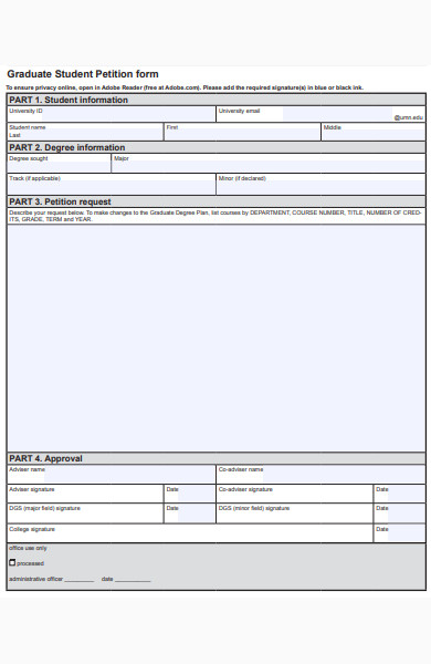 FREE 51+ Petition Forms in PDF | MS Word