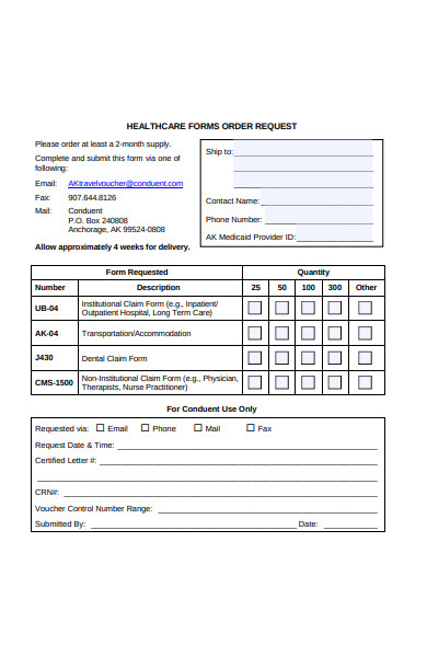 FREE 32+ Healthcare Forms in PDF | MS Word