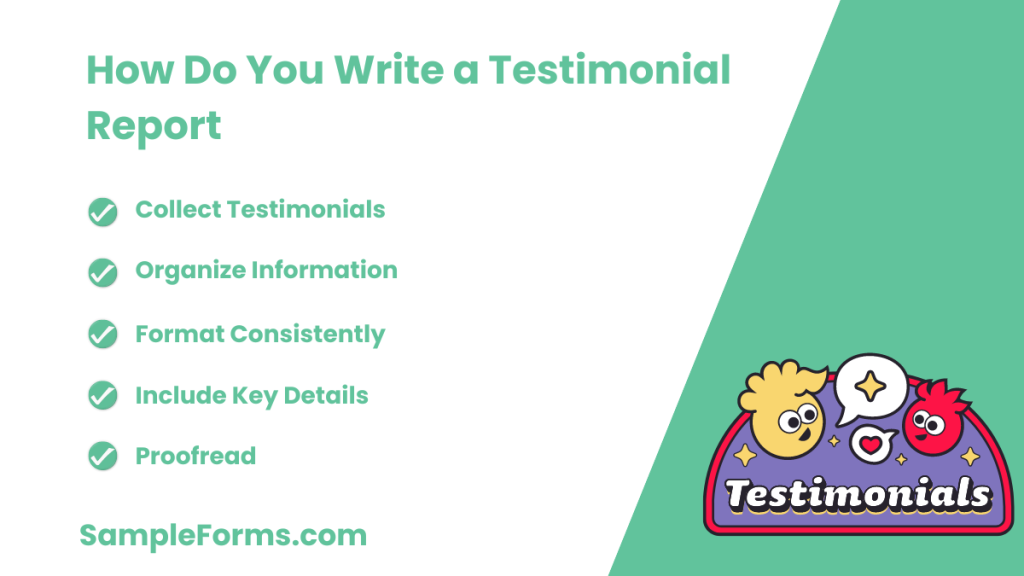 how do you write a testimonial report 1024x576