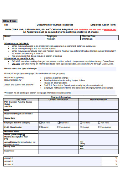 FREE 53+ Human Resources Forms in PDF | MS Word | Excel