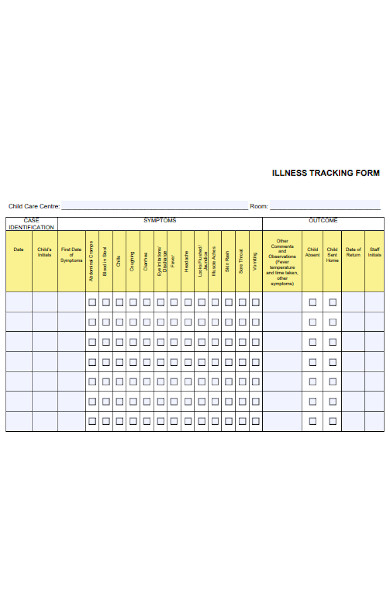 illness tracking forms