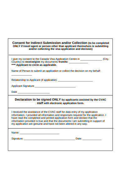 indirect consent form