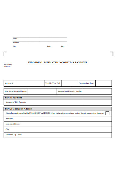 individual income tax payment form