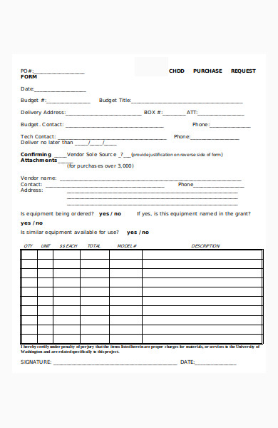 purchase order request form in doc