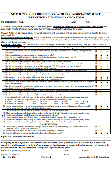 free-53-sports-forms-in-pdf-ms-word-excel