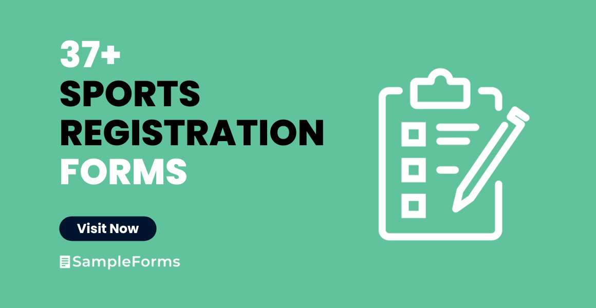 sports registration form