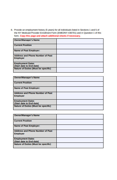 transportation information request form