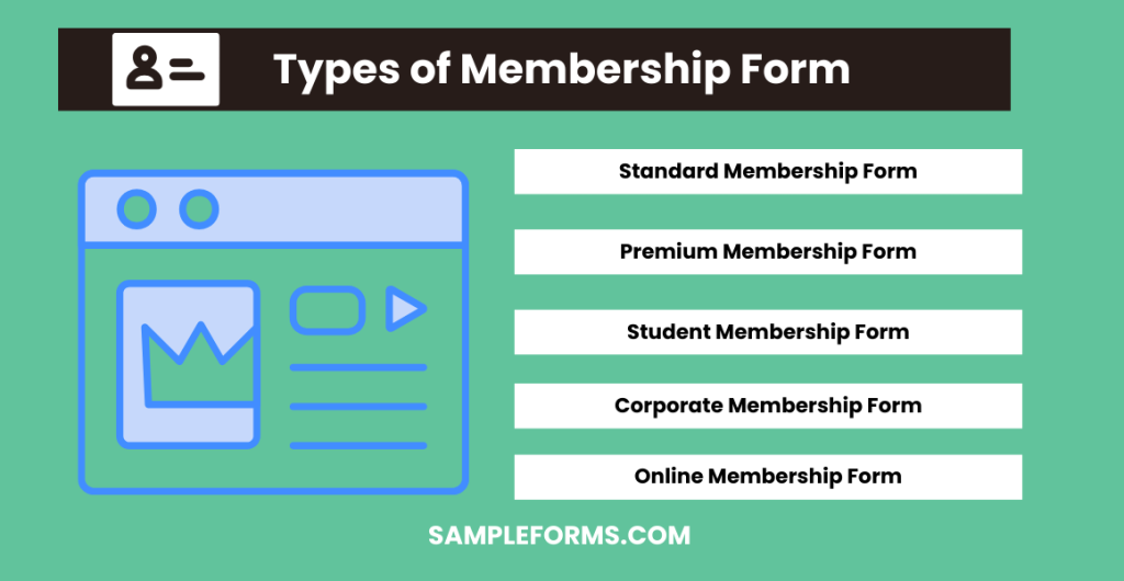 types of membership form 1024x530