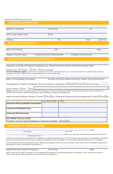 Eduties Sample Form FREE 56+ Education Form Samples, PDF, MS Word, Google Docs, Excel