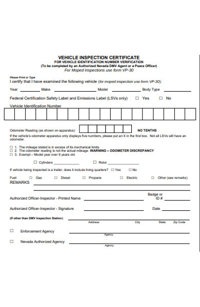 FREE 56+ Inspection Form Samples, PDF, MS Word, Google Docs, Excel